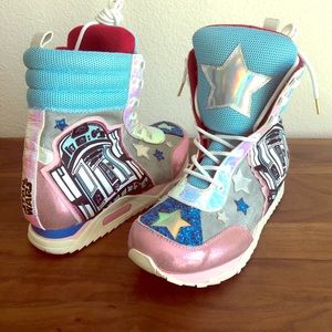 🛸STAR WARS🚀LIGHT💡UP ✨HiGH TOPS✨ OMG WUT?